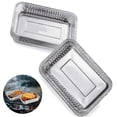 thumbnail image 2 of Plateaux Jetables en Papier D\'aluminium Contenants Cuisson Rangement des Aliments, 2 of 5