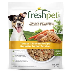 Freshpet Fresh Dog Food, Tender Chicken Recipe, Freshly Roasted Meals 500g