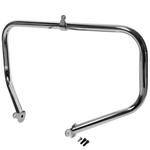 Krator Garde-moteur Moustache d'Autoroute Barre de Crash Compatible avec Harley Davidson Ultra Limited FLHTK 2014-2020