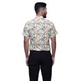 thumbnail image 3 of BESTMAN Slim Fit Shirts For Men Button Down Short Sleeve Printed Shirts For Boys, 3 of 5
