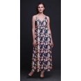 thumbnail image 4 of Bimba Robe Longue Chic à Imprimé Floral pour Femme, Style Bohème, Maxi d'Été, Tenue de Plage - XX-Grand, 4 of 5