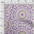 thumbnail image 2 of oneOone Rayon Dark Purple Fabric Mandala Sewing Craft Projects Fabric Prints By Yard 56 Inch Wide, 2 of 5