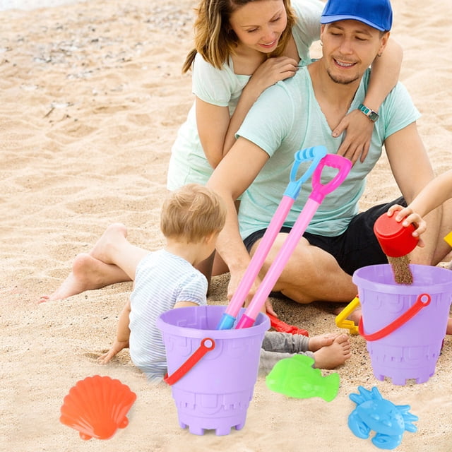 HOARBOEG Beach Children's Toy Castle Bucket Shovel Spade Tool Toy