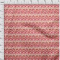 thumbnail image 4 of oneOone Georgette Viscose Red Fabric Abstract Sewing Material Print Fabric By The Yard 42 Inch Wide, 4 of 4