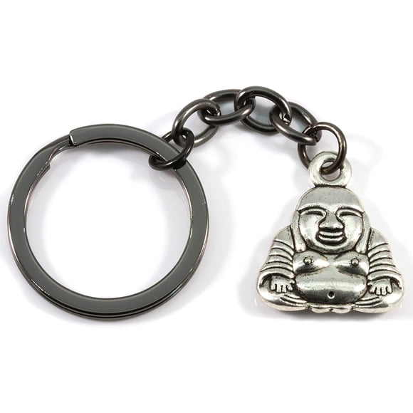Emerald Park Jewelry Buddha Keychain | 3D Buddha Key Chains for Good Luck and Good Fortune a Great Gift for Someone That practices Buddhism or for The Person That Believes to be a Buddhist at Heart