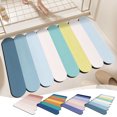 thumbnail image 1 of Iumwxz Bathroom Mat Bath Rug - Super Absorbent Dry- Rubber Backing Non Slip Washable Bathroom Floor Mats- Shower Rug for In Front of Bathtub-Shower Room 16x24- Rug Multicolor Rubber Deals of The Week, 1 of 9