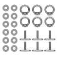 thumbnail image 1 of Kayak Rail Track Mount Tie Down Eyelet Track Rail Adapter for Fishing Kayaks Boat for Kayaks Canoes Boats Rails, 1 of 1