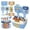Blue, variant on Noehoiugi Pretend Toy Girls Vanity Set With Mirror - Kids Makeup Vanity Table Set - Includes Fashion Hair & Makeup Accessories