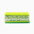 thumbnail image 2 of 7 Pieces Cotton Fabric Flower Supplies Kits Print Colorful Quarters Bundle SewingQuilting Crafting Mixed Style Patchwork Set Green, 2 of 8