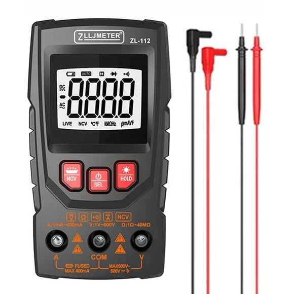 Zootealy High Precision Digital Multimeter with NCV Detection and Backlit Display