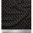 thumbnail image 1 of Soimoi Silk Fabric Swirl,Triangle & Floral Artistic Decor Fabric Printed Yard 42 Inch Wide, 1 of 3