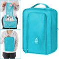 thumbnail image 1 of Dvkptbk Shoe Bags for Travel, Portable Travel Multifunctional Storage Carrying Box, Travel Shoe Bags, Foldable Shoe Storage Bag Hand Carrying Shoe Organizer, Sky Blue, 1 of 9