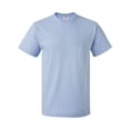 thumbnail image 1 of Fruit Of The Loom T-Shirt à Col Rond à Manches Courtes en Coton HD pour Hommes, 6TG, Bleu Pâle, 1 of 1