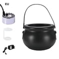 thumbnail image 4 of yingyy Halloween Witch Cauldrons Fog Maker Spooky Mist Effect Festive Decorations Safe To Wide Application silver EU Plug 1Set, 4 of 6