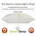 thumbnail image 2 of Hypoallergenic, Shredded Memory Foam Bamboo Pillow That Provides Maximum Support for Back & Neck, 2 of 3