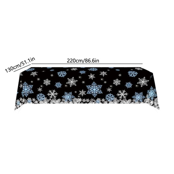 Chmadoxn Décorations de Noël, Ornements de Noël, Ensemble d'Assiettes en Papier Flocon de Neige Noir Serviettes Vaisselle Ensemble d'Hiver Flocon de Neige Fournitures de Vaisselle de Fête d'Anniversaire Ensemble de Vaisselle de Fête Vaisselle en Papier