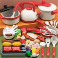 thumbnail image 1 of EGNMCR Children Play House Kitchen Small Toy Set Of Cutting Vegetables Cooking Cooking Baby Cutting Fruit Boys And Girls Simulated Kitchen Utensils Play Kitchen, 1 of 4
