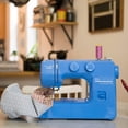 thumbnail image 2 of Janome Blue Couture Easy-to-Use Sewing Machine with Interior Metal Frame, Bobbin Diagram, Tutorial Videos, Made with Beginners in Mind!, 2 of 4