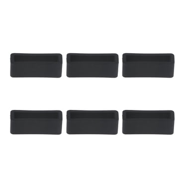 Minkissy 10pcs Silicone Watch Band Loops Black for Maintenance Wristwatches