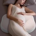 thumbnail image 4 of Pregnancy Sleeping Wedge Pillow, Crafted From Quality Polyester Fiber, U Shape Delivers Unparalleled Comfort, Belly Support, Full Body Pillow for Side Sleeping with Removable, 4 of 7