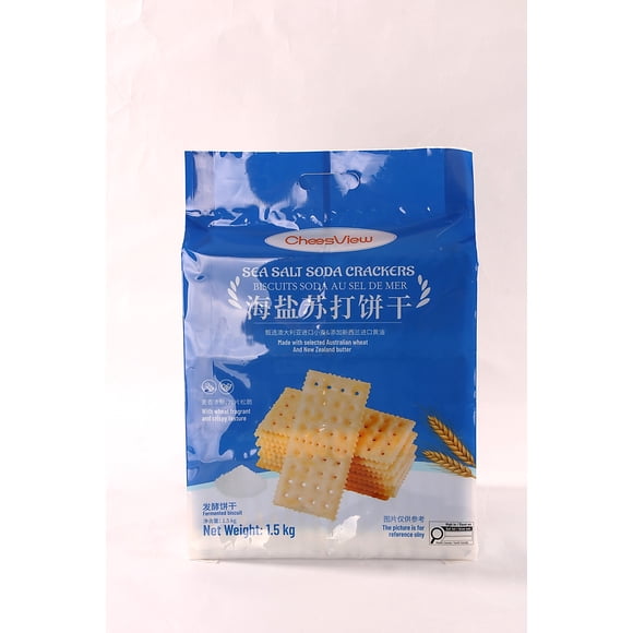 Cheese View Sea Salt Soda Crackers