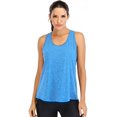 thumbnail image 2 of Débardeurs d'Entraînement pour Femmes Débardeurs Racerback en Forme en Vrac pour Femmes Débardeurs de Course de Réservoir Musculaire Sans Dos en Mesh, 2 of 2