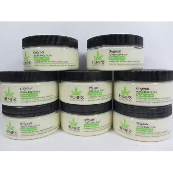 Lot de 8 HEMPZ ORIGINAL Beurre Corporel aux Herbes 8 oz