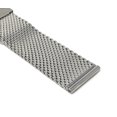 thumbnail image 4 of Bandini 20mm Silver Tone Stainless Steel Mesh Watch Band for Men - Metal Mesh Replacement Watch Strap - Adjustable Length - Fold-Over Clasp, 4 of 7