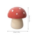 thumbnail image 2 of Décorations Extérieures pour Patio, Lampe Torche de Table en Céramique en Forme de Champignon pour Table de Jardin et de Cour Extérieure, 2 of 7