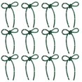 thumbnail image 1 of 12PCS Silver Glitter Bows Metal Christmas Decor For Tree Wreath Gift Decoration Wedding Holiday Party, 1 of 8