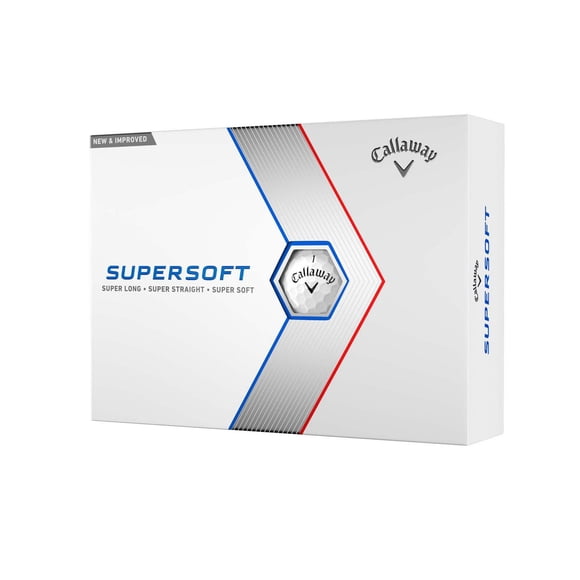 Callaway Supersoft 23 Golf Balls White, One Dozen