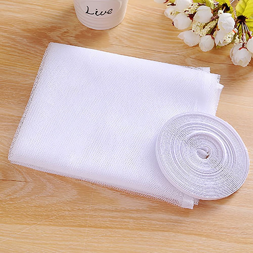 TIELUTT - Window Screens Self- Net Mesh Home Fruit Growing Flea Catcher Sticky for Indoor for Trees Sticky Paper for