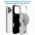 thumbnail image 3 of SKLYDDI Étui Mignon Rose à Motif Floral pour iPhone 17 Air, Compatible avec MagSafe - 80, 3 of 7