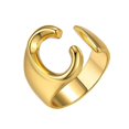 thumbnail image 2 of XZNGL Womens Fashion Ring Couple Ring Opening 26 Letters Ring Jewelry, 2 of 8