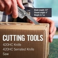 thumbnail image 2 of LEATHERMAN, Rebar Multitool with Premium Replaceable Wire Cutters and Saw, Stainless Steel with Nylon Sheath, 2 of 7