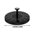 thumbnail image 3 of CJiaWei Bain d'Oiseaux Flottant Extérieur Solaire pour Jardin, Élément Aquatique avec, 3 of 5