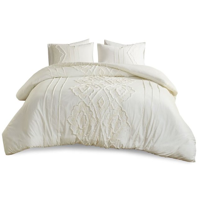 Ensemble de Couette 100 % Coton Madison Park Margot en Blanc