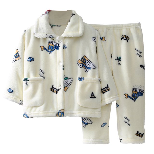 WEAIXIMIUNG Pyjama Garçon Taille 8 Coupe Ample Enfants et Garçons Ensemble de Pyjama Doux 2 Pcs