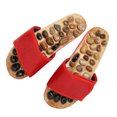 thumbnail image 1 of Acupressure Foot Massage Slippers Pain Relief Tool Arthritis Stress Red, 1 of 8