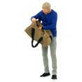 thumbnail image 2 of tamizeot Minuscule 1/64 Diorama de Collection Mise en Forme Femme Train Rue Route Homme Figurine Aspect Sac Homme Bleu 2,8-3 cm, 2 of 3