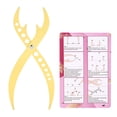 thumbnail image 2 of Eyebrow Golden Ratio Ruler, Stainless Steel Eyebrow Ruler  for Microblading Gold,Rose Gold,Black, 2 of 7