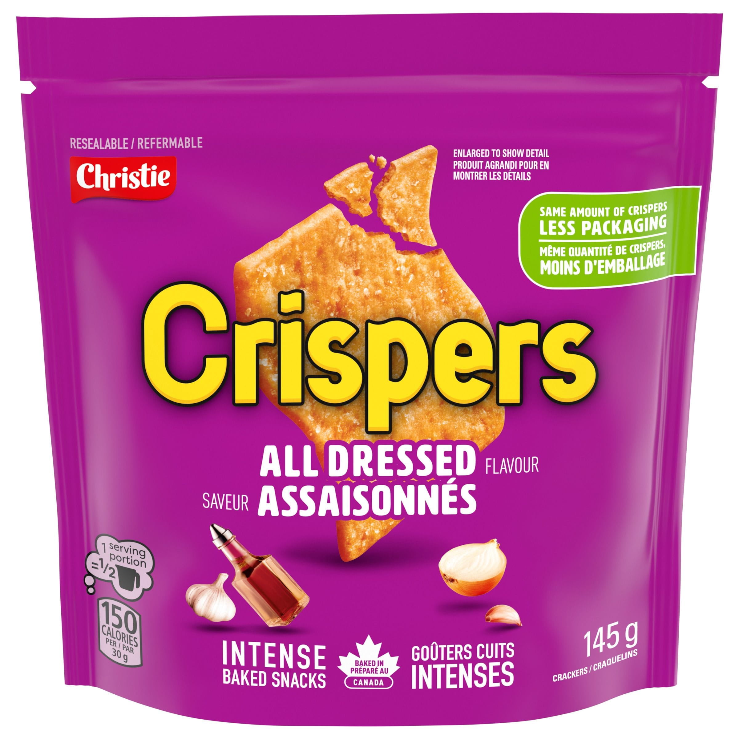 Crispers, All Dressed Flavour, Salty Snacks, Is It a Chip or a Cracker