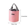 thumbnail image 1 of Boîte à Lunch Chauffante pour Travail Sac Isotherme Cylindre Sac Isotherme Grand Feuille d'Aluminium Portable Rond Sac à Lunch pour Travail avec Sac Isotherme pour Riz, 1 of 6