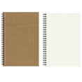 thumbnail image 2 of Spiral Notebook, Dotted Notebook, Spiral Journal, Notebooks for Work, Notebooks for Office, A5 Grid, Blank and Dotted Notebook for Artist Writing Drawing 5.51x8.27Inch, 2 of 9