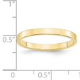 thumbnail image 3 of Bracelet Plat Léger en Or Jaune 10K 2.5mm Taille 4, 3 of 3