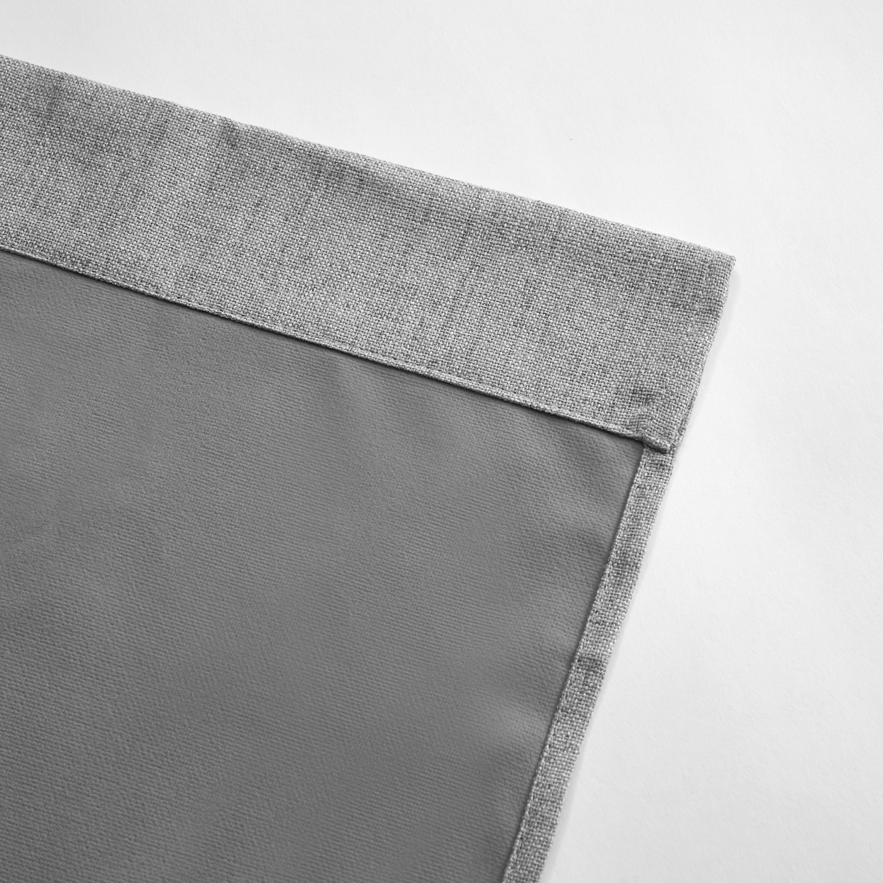 Mainstays Solid Twill Blackout Curtain Panel and Sheers, Set of 4, Soft Silver, 27.5" W x 84" L