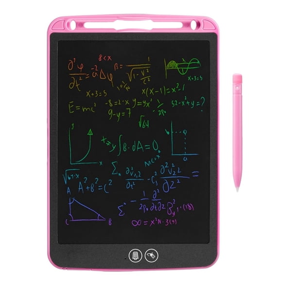 8.5-inch LCD Writing Tablet for Kids, Colorful Screen Electronic Drawing Board with Partial Erase Function, Eye Protection Digital Sketchpad, One-Key Clear, Pink (Included Stylus & User Manual)