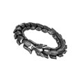 thumbnail image 4 of Baohd Gothic Punk Bracelet Titanium Steel Dragon Scale Bangle Black 9.05 inches, 4 of 9