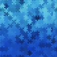thumbnail image 1 of Ahgly Company Tapis d'Intérieur Lavable à la Machine, Carré, Transitionnel, Bleu Orchidée Bleu, Tapis de Zone, 5 Pieds Carré, 1 of 7