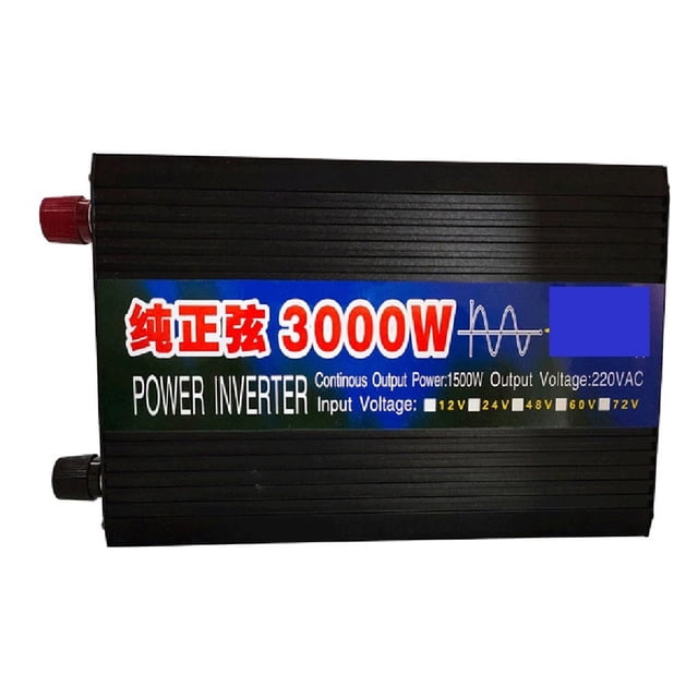 Pure Sine Wave Inverter 4000W 6000W 8000W Power Solar Car Inverter With LED Display DC 12V 24V To AC 110 220 Voltage Converter ,Safety
